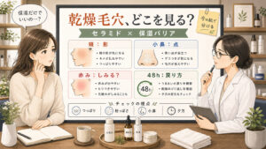 セラミドとは？保湿・バリア機能・毛穴ケアで期待できる効果