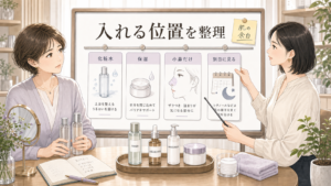 アゼライン酸は年齢毛穴ケアでどの順番？化粧水・保湿・レチノールとの入れ方を整理するスキンケア相談風アイキャッチ