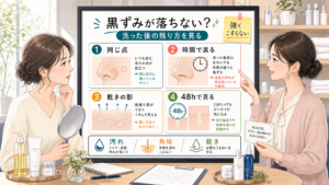 クレンジングで黒ずみが落ちない30代女性の残り方を整理する相談ボード