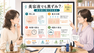 美容液で毛穴黒ずみが残る30代女性の通り道を整理する相談ボード