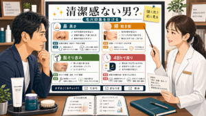 清潔感ない男に見える毛穴印象を整理する相談ボード