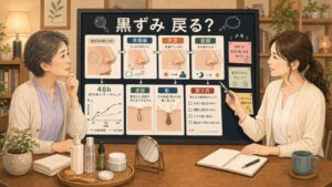 毛穴黒ずみが洗顔後から48時間以内に戻る流れを皮脂と影と角質で整理するChocobraラボの相談ボード