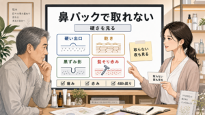 鼻パックで角栓が取れない日の硬さを整理する相談ボード