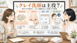 クレイ洗顔を毛穴ケアの主役にしない理由を整理する美容相談ボード