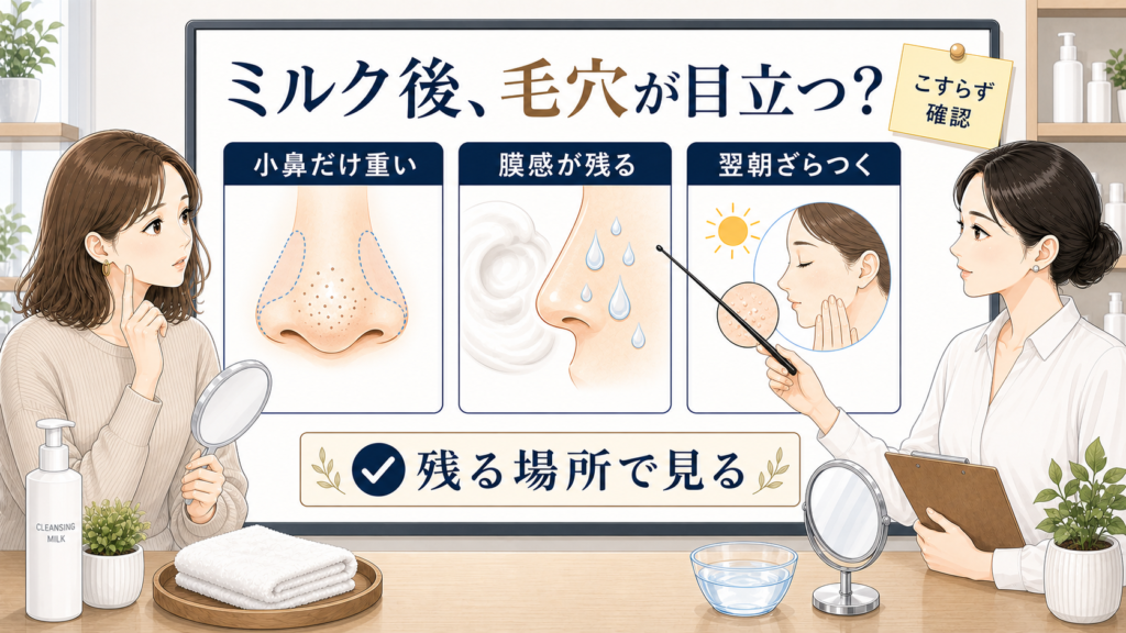 クレンジングミルクで毛穴が目立つ理由を残り方で整理する美容相談アイキャッチ