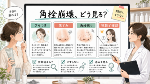 ビオレ角栓崩壊をざらつき・黒ずみ・角栓残り・翌朝確認で中立的に見る1207基準の相談ボード