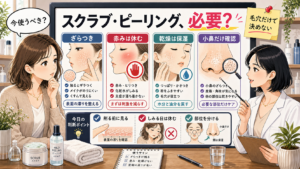 サリチル酸ワセリン10％を顔の毛穴に使う前の相談ポイントを示すボード型アイキャッチ