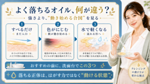 よく落ちるオイル何が違う 強さより動き始める合図を見る