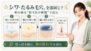 シワとたるみ毛穴をナイアシンアミドとビタミンCで整理する最新美容ボード