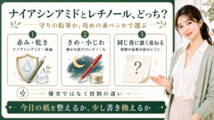 ナイアシンアミドとレチノールのどっちがいいか役割で整理する最新美容ボード