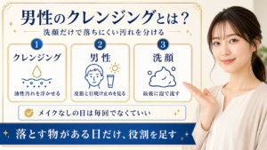 男にクレンジングは必要？洗顔との違いを日焼け止めから考える