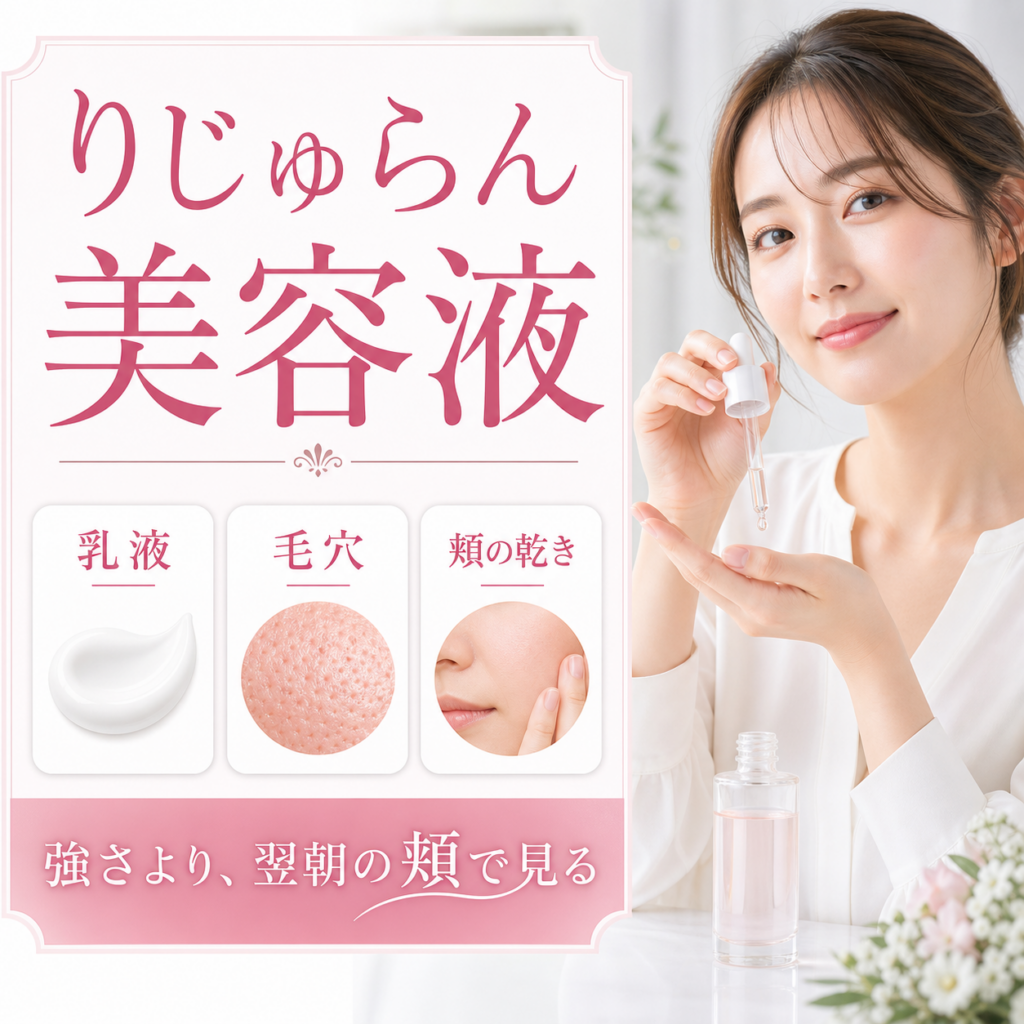 りじゅらん 美容液の判断をBeauty Boardで整理したアイキャッチ
