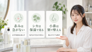 シカ化粧水は赤みにいい？毛穴まで任せない選び方
