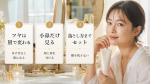 ダルバ日焼け止めは毛穴に重い？ツヤと崩れの境目を整理