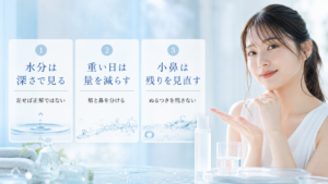 極潤は毛穴に合う？うるおいで満たす日と重く見える日の違い