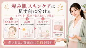 赤み肌スキンケアは足す前に分けるBeauty Board
