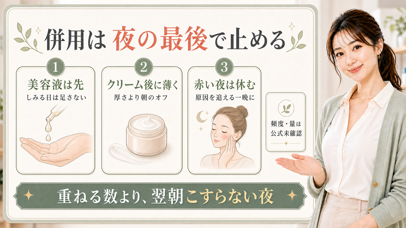 MEDICUBE コラーゲンナイトラッピングマスク 併用