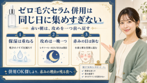 MEDICUBE ゼロ毛穴セラム2.0 併用