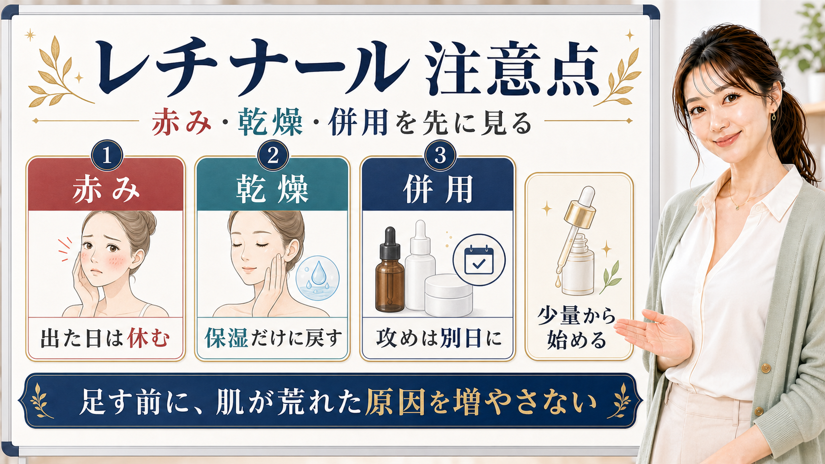 celimax レチナールショットタイトニングブースター 注意点の検索意図を整理した美容ボード