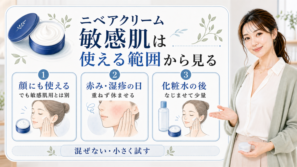 ニベアクリーム 敏感肌