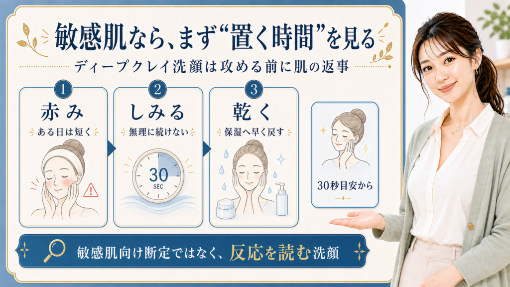 ビオレ おうちdeエステ ディープクレイ洗顔 敏感肌