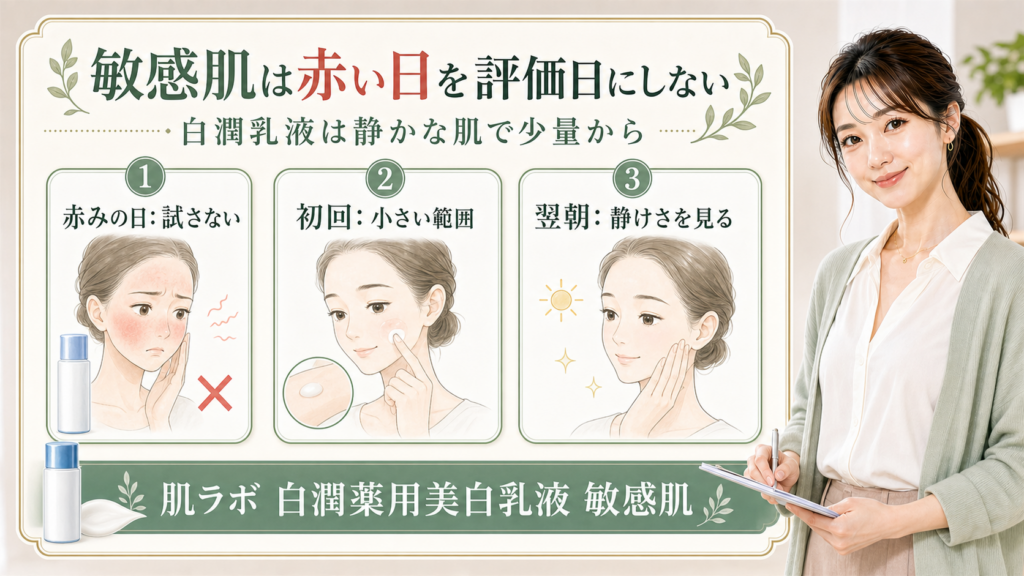 肌ラボ 白潤薬用美白乳液 敏感肌