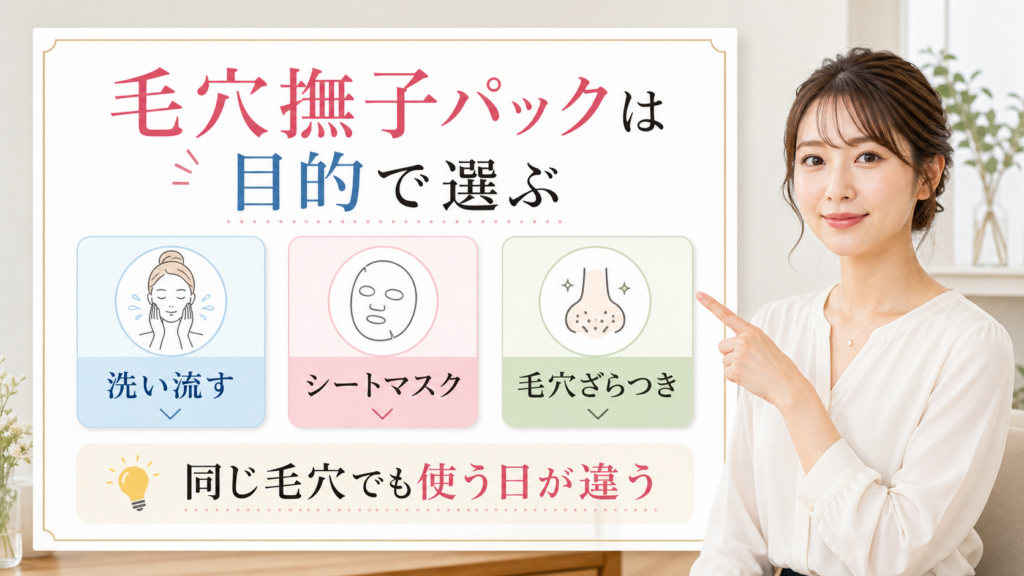 毛穴撫子のパックを洗い流す・シートマスク・毛穴ざらつきで選ぶ美容ボード