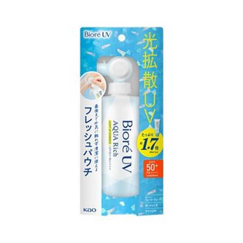 ビオレ　ＵＶ　アクアリッチ　ライトアップエッセンス　フレッシュパウチ１２０ｇの商品画像