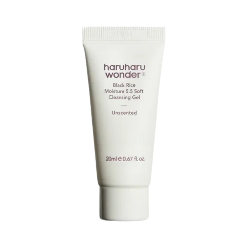 Haruharu Wonder Black Rice Moisture 5.5 Soft Cleansing Gel - Travel Sizeの商品画像