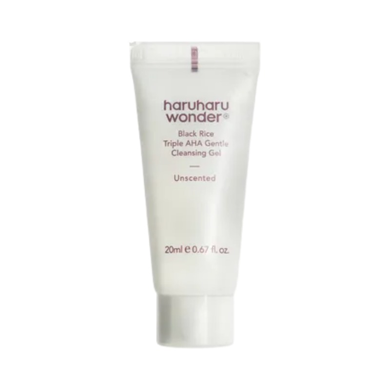 Haruharu Wonder Black Rice Triple AHA Gentle Cleansing Gel - Travel Sizeの商品画像
