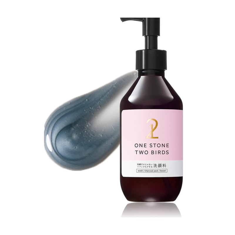ONE STONE TWO BIRDS 洗顔だけじゃない+パックもできる洗顔料の商品画像