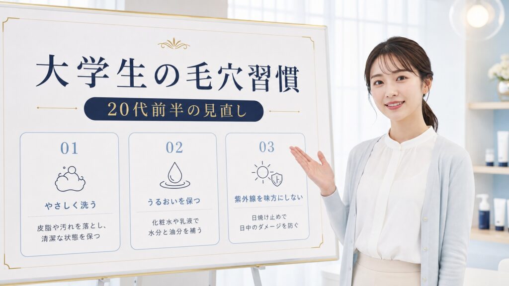 063-early-20s-college-pore-care Beauty Board