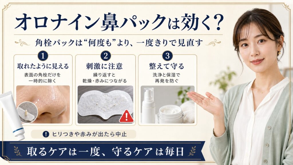 【オロナイン鼻パックは効く？】角栓パックは”一度きり”が正解の理由 Beauty Board