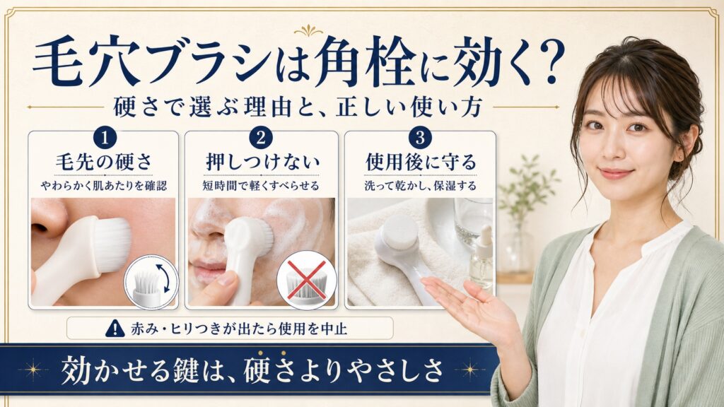 【毛穴ブラシは角栓に効く？】硬さで選ぶ理由と正しい使い方 Beauty Board