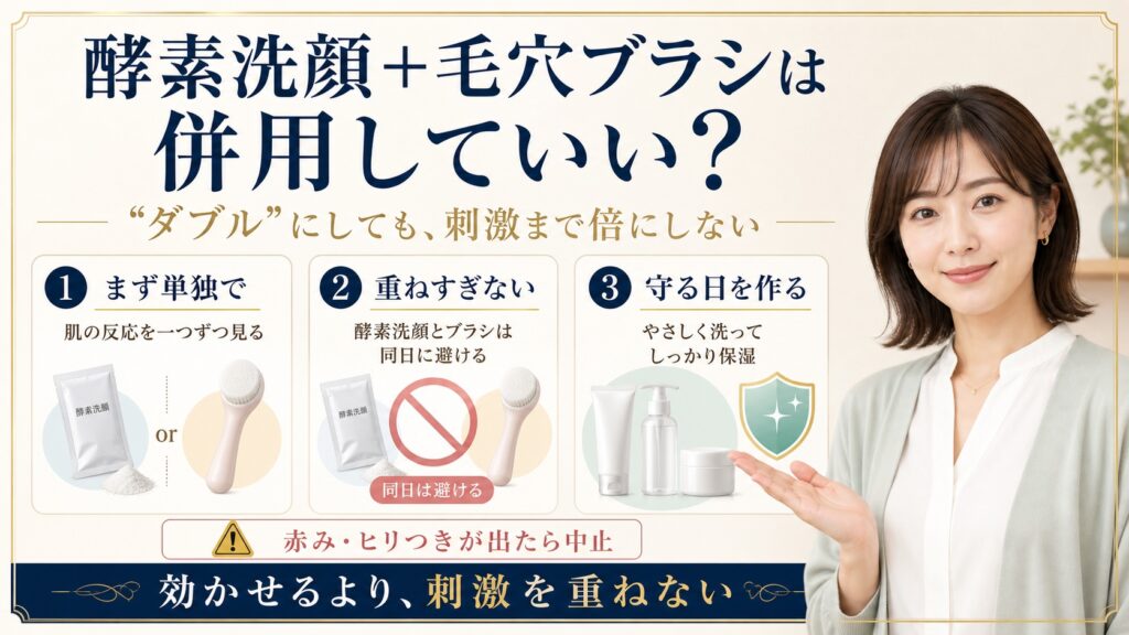 【酵素洗顔＋毛穴ブラシは併用していい？】”ダブル”が倍効かない理由 Beauty Board