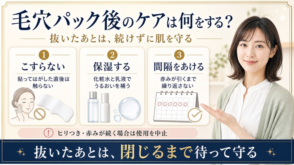 【毛穴パック後のケアは何をする？】抜いたあとは閉じるまで待つ、続けない Beauty Board