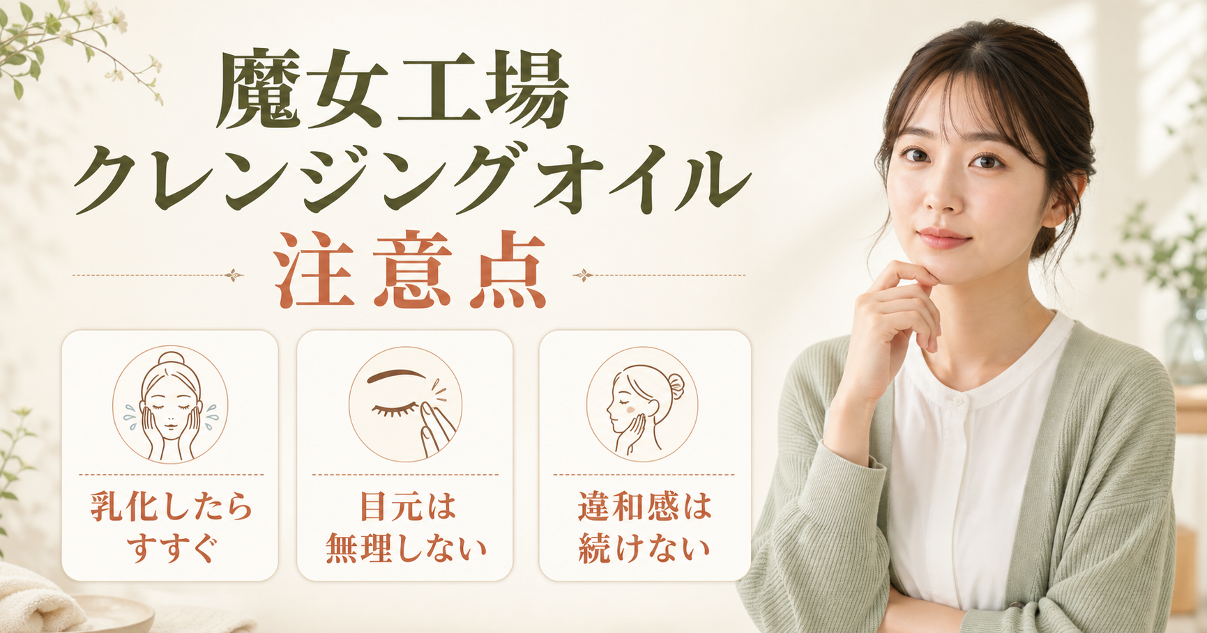 ma:nyo ピュア ソイビーン クレンジングオイル 注意点