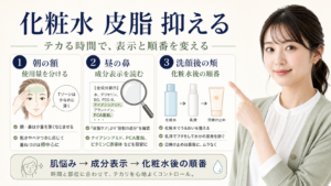 脂性肌 化粧水 皮脂 コントロール