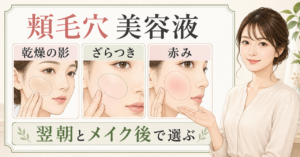 頬毛穴向け美容液を選ぶポイント