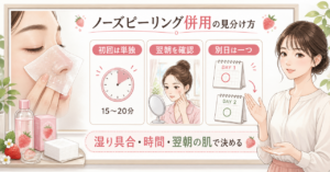 one day's you ノーズピーリングセット いちごエディションは他の成分と併用できる？重ねる前に見る注意点