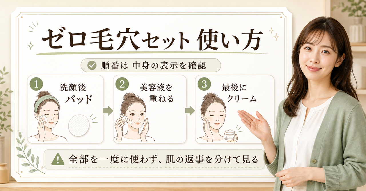 メディキューブゼロ毛穴セット使い方????????????????