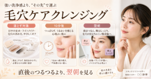 毛穴ケアクレンジングおすすめはどう考える？毛穴・皮脂・肌質の視点で整理??????????????
