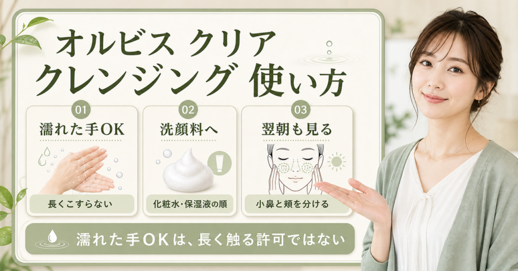 オルビス クリア ディープ クレンジング リキッド 使い方の判断ポイント
