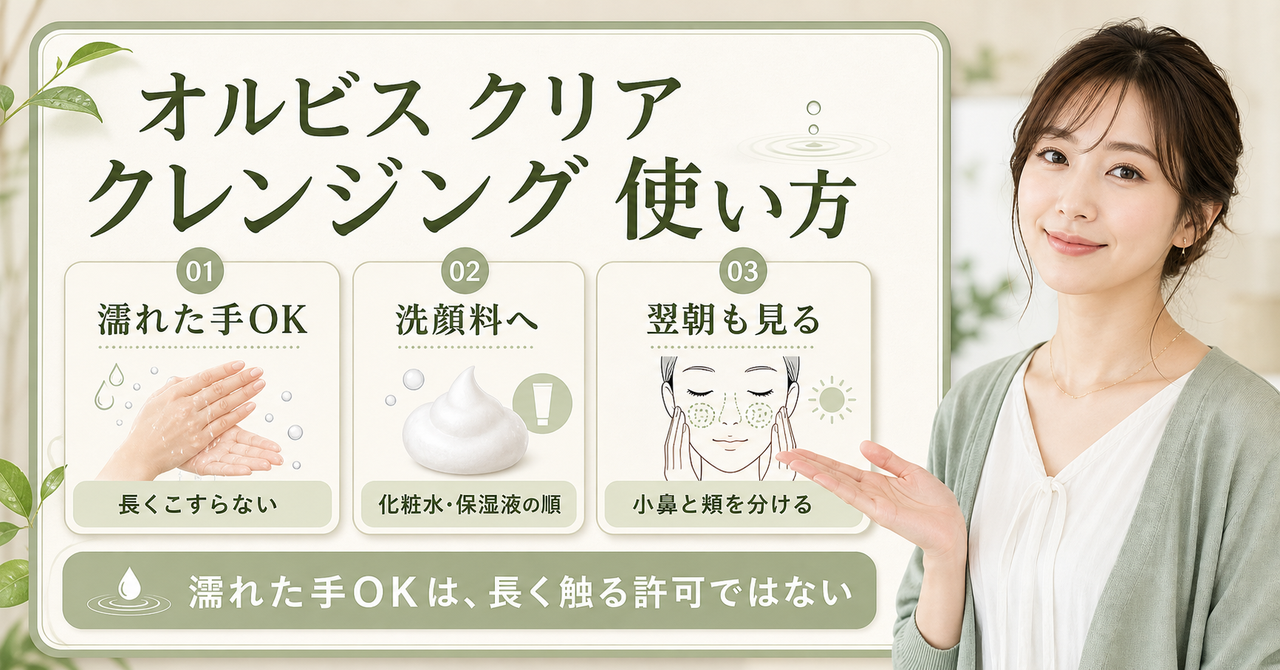 オルビス クリア ディープ クレンジング リキッド 使い方の判断ポイント