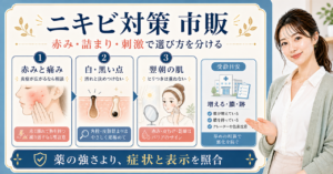ニキビ対策 市販の判断ポイント