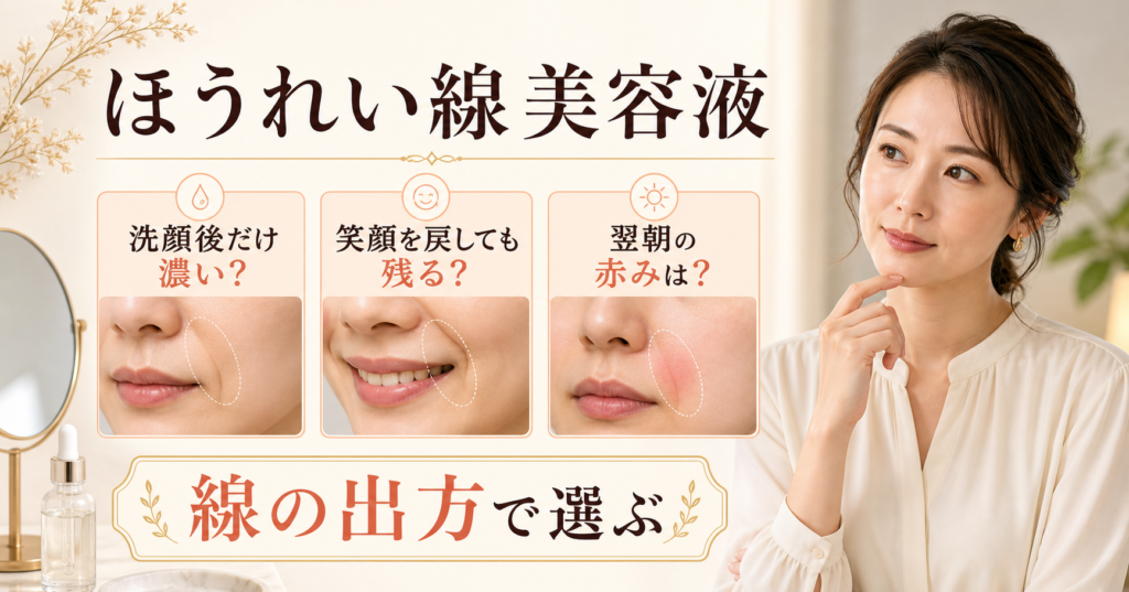 ほうれい線 美容液ドラッグストアはどう考える？毛穴・皮脂・肌質の視点で整理???????