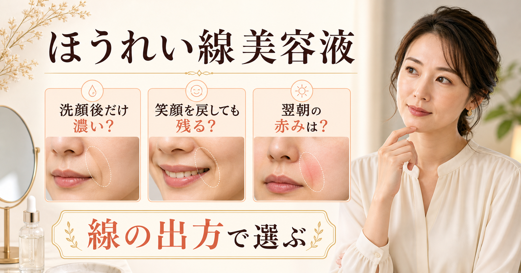 ほうれい線 美容液ドラッグストアはどう考える？毛穴・皮脂・肌質の視点で整理???????