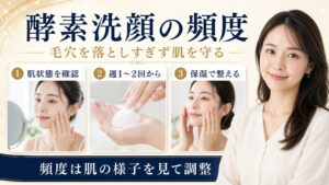 酵素洗顔の頻度と毛穴ケアを3ステップで示すBeauty Board