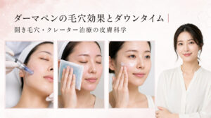 ダーマペンの毛穴効果とダウンタイムを解説するBeauty Board