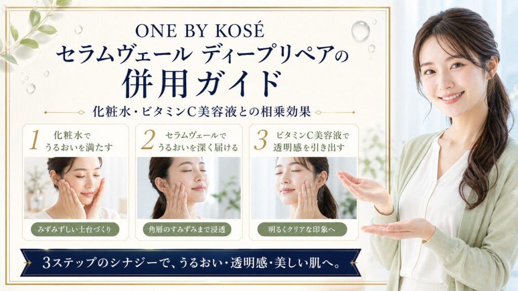 Chocobra 5068-one-by-kose-serum-veil-deep-repair-combination-guide eyecatch
